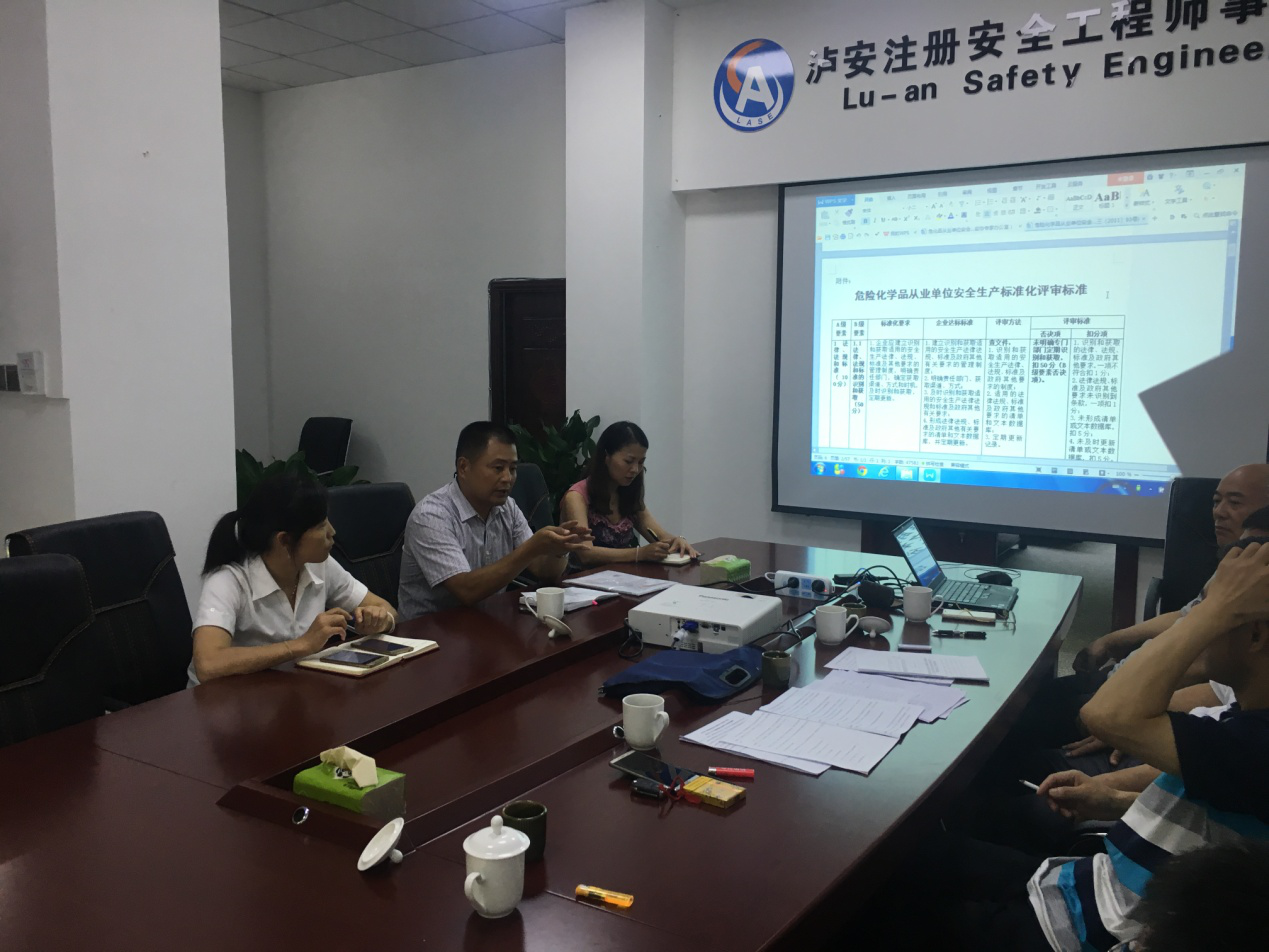 泸安注册安全工程师事务所专家交流会